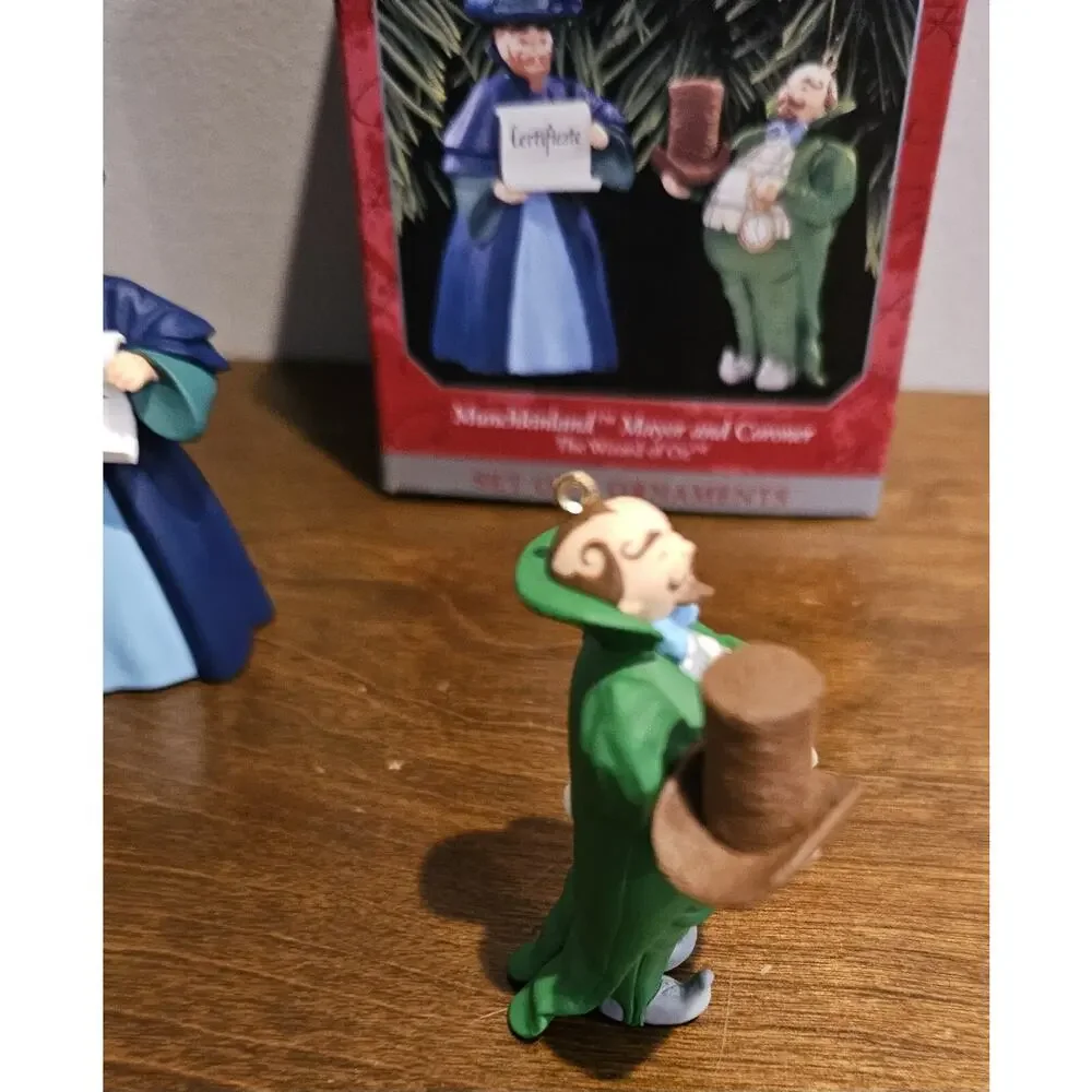 Hallmark Keepsake Ornament Munchkinland Mayor and Coroner Wizard of Oz 1997